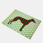 Greyhound Holiday Deurmat (Schuin)