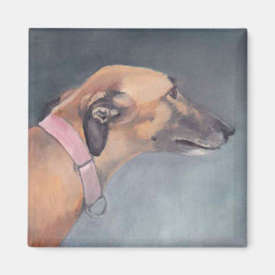 Greyhound Hond Art Magnet