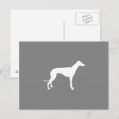 Greyhound-hond Briefkaart (Voorkant / Achterkant)