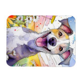 Greyhound Hond Fotomagneet Magneet (Horizontaal)