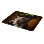 Greyhound hond in St. Patrick's Day jurk Snijplank (Hoek)
