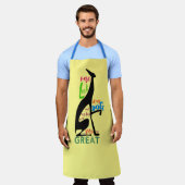Greyhound-hond Lievelingscitaat Schort (Gedragen)