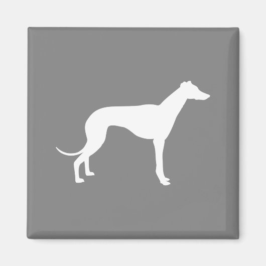 Greyhound-hond Magneet (Voorkant)