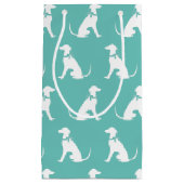 Greyhound hond puppy klein cadeauzakje (Voorkant)