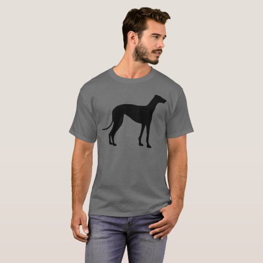Greyhound Hond vriend T-shirt (Voorkant volledig)