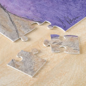 Greyhound honden die kerstwensen afgeven legpuzzel (Zijkant)