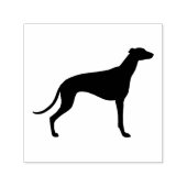 Greyhound Hondenras Silhouet Zelfinktende Stempel (Design)