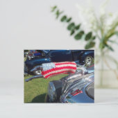 Greyhound Hood Ornament Briefkaart (Staand voorkant)