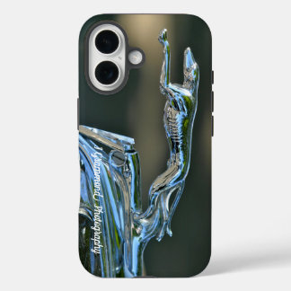 Greyhound Hood Ornament iPhone 16 Hoesje