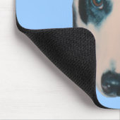 Greyhound in Gradup Cap Funny Dog Mousepad Muismat (Hoek)