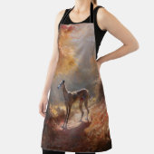 Greyhound in Herfstbladeren Herfst Inspire Schort (Insitu)