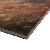 Greyhound in Herfstbladeren Herfst Inspire Snijplank (Hoek)