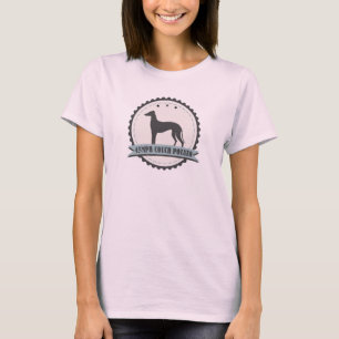 Greyhound in ruste Racer 45 mph Lazy Dog T-shirt