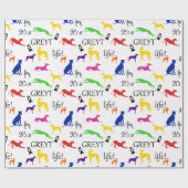 Greyhound is een Greyt Life Quote  Cadeaupapier (Vlak)