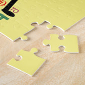 Greyhound Italiaans Silhouette Love My Dog Stylish Legpuzzel (Zijkant)