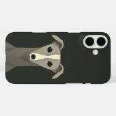 Greyhound Italy Greyhound Cute Whippet Dog Case-Mate iPhone Case (Achterkant (horizontaal))