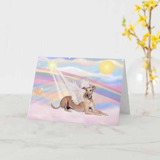 Greyhound Kaart (Gele Bloem)