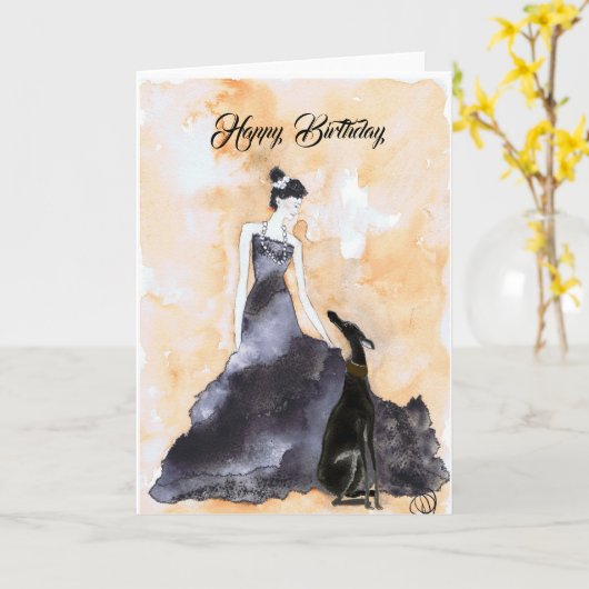 GREYHOUND KAART (Gele Bloem)