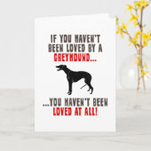 Greyhound Kaart (Gele Bloem)