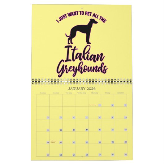 "Greyhound" Kalender (Jan 2026)