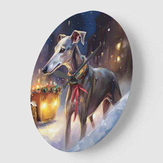 Greyhound Kerstfeest Seizoen Grote Klok (Hoek)