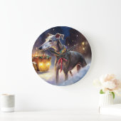 Greyhound Kerstfeest Seizoen Grote Klok (Huis)