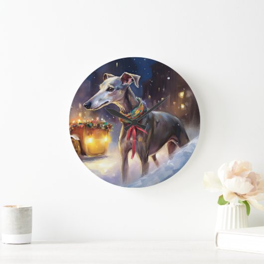 Greyhound Kerstfeest Seizoen Grote Klok (Huis)