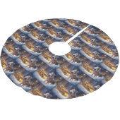 Greyhound Kerstfeest Seizoen Kerstboom Rok (Gekanteld)