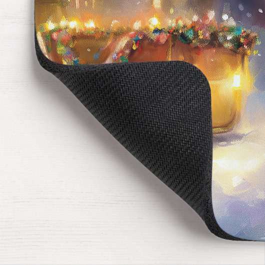 Greyhound Kerstfeest Seizoen Muismat (Hoek)