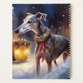 Greyhound Kerstfeest Seizoen Planner (Achterkant)