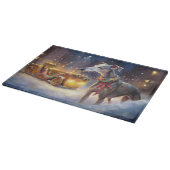 Greyhound Kerstfeest Seizoen Snijplank (Hoek)