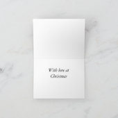 Greyhound kerstkaart (A403) Feestdagen Kaart (Binnen)