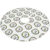 Greyhound Kerstkrans Feestelijke Pup Kerstboom Rok (Gekanteld)