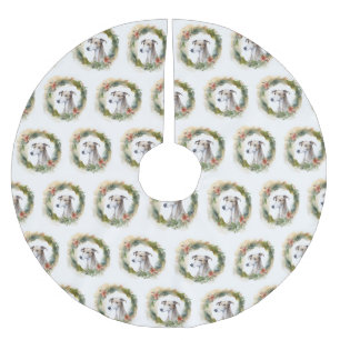 Greyhound Kerstkrans Feestelijke Pup Kerstboom Rok