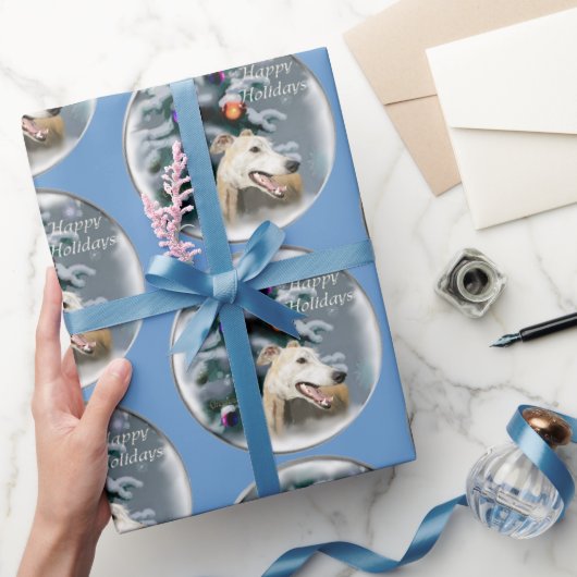 Greyhound Kerstmis Cadeaupapier (Geschenken)