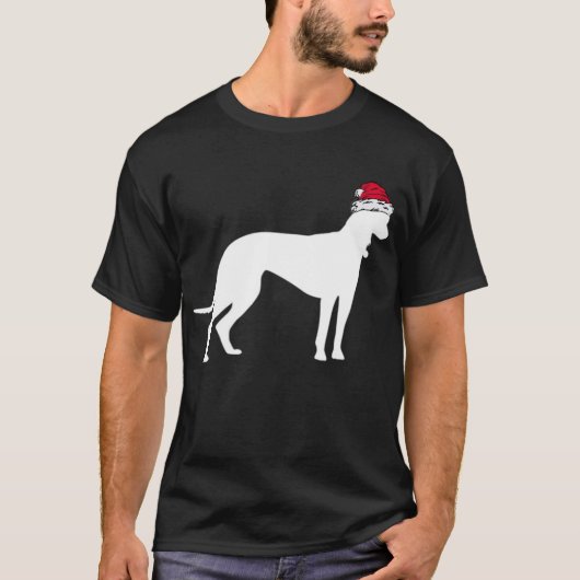 Greyhound Kerstmis Essential T-shirt (Voorkant)