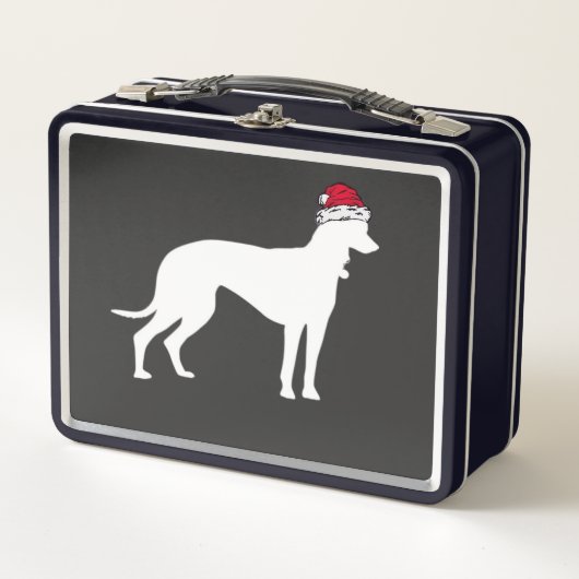 Greyhound Kerstmis Essential T-shirt (Voorkant)