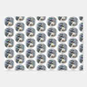 Greyhound Kerstmis Inpakpapier Vel (Voorkant 2)