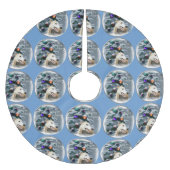 Greyhound Kerstmis Kerstboom Rok (Voorkant)