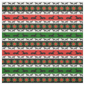 Greyhound KerstSilhouettes Stof (Swatch)