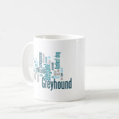 Greyhound Koffiemok (Voorkant links)
