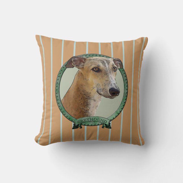 Greyhound Kussen (Voorkant)