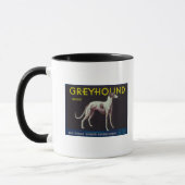 Greyhound Lemon LabelSan Dimas, CA Mok (Links)