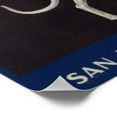 Greyhound Lemon LabelSan Dimas, CA Poster (Hoek)