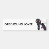 GREYHOUND LIEFHEBBER BUMPERSTICKER (Voorkant)