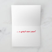 Greyhound liefhebbers kerstkaart feestdagen kaart (Binnen)