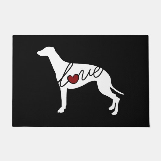 Greyhound Love Deurmat (Voorkant)
