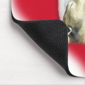 "Greyhound Love" Dog Art Mousepad Muismat (Hoek)