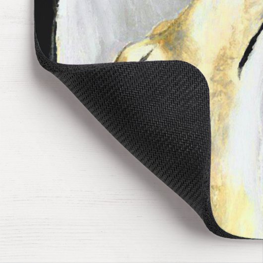 "Greyhound Love" Dog Art Mousepad Muismat (Hoek)