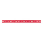 Greyhound Love Satin Ribbon Satijnen Lint (Voorkant)